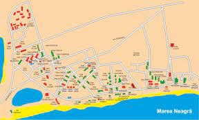 44° 4' 0 north, 28° 38' 0 east. Hotel Union 3 Stele Cazare Eforie Nord