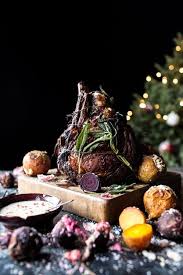 #foodandwine #christmas #christmasrecipes 27 festive christmas roasts. Sage Crusted Standing Rib Roast A Simple Easy Special Dinner With A Delicious Gorgonzola Cream S Rib Roast Standing Rib Roast Holiday Entertaining Food