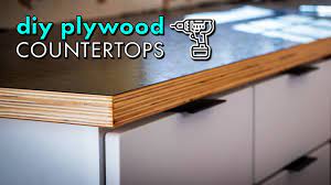 Diy plywood table made from a single sheet of plywood. Building Diy Wood Countertops From Plywood Laminate For 300 Kitchen Remodel Pt 2 Youtube