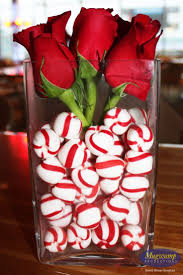 Rose And Candy Cane Centerpiece Perfect For Christmas Prettier Than The One I Made Last In 2020 Holiday Centerpieces Christmas Table Centerpieces Diy Christmas Table