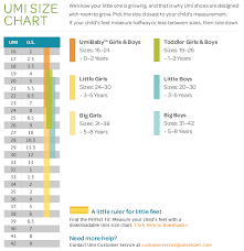 Umi Size Chart Umishoes Com