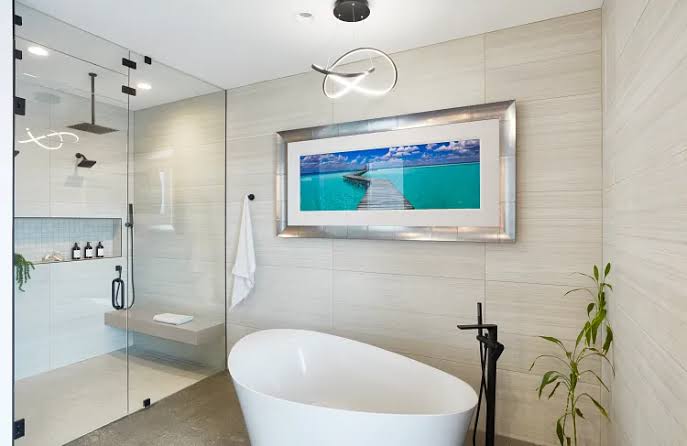 Large-Format Shower Tile Installation in Boulder, CO
