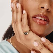 14k Yellow Gold Danish Modern Sculptural Pearl 3 4