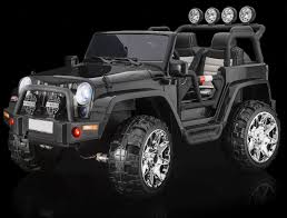 Rubber Tires Fully Loaded 2 Seater 4x4 Electric Ride On Jeep Style 24 Volt Truck For Kids W Magic Cars Wireless Parental Control Magic Car Kids Ride On Car