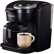 Extracts full flavor and aroma; Amazon Com Keurig K Duo Essentials Coffee Maker With Single Serve K Cup Pod And 12 Cup Carafe Brewer Black Kitchen Dining