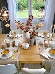 Herbstliches Dinner Depot Table Decorations Table Settings Work Diy