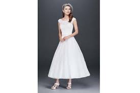 Gold waistband for wedding dress. 5 Tea Length Wedding Dresses Affordable And Stylish