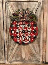 It S The Most Wonderful Time Of The Year Rustic Christmas Ornaments Christmas Wreaths Christmas Decorations Rustic