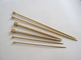 Pull the yarn tail through the needle. Knitting Needle Wikipedia