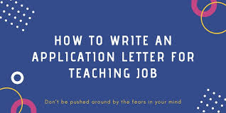 Jan 31, 2015 · application letter for teaching without experience. How To Write Application Letter For Job As A Teacher In School