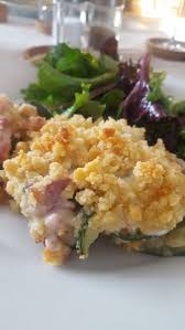 Crumble Courgettes Chevre Et Lardons Au Thermomix Recette Crumble Courgettes Crumble Courgette Chevre Crumble
