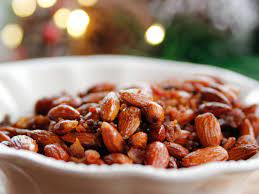 Sweet Spicy Smokey Roasted Almonds Recipe Almond Recipes Roasted Almonds Recipe Food Network Recipes