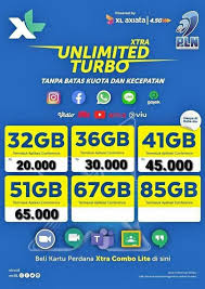 Dilansir dari laman resmi xl, xl xtra unlimited turbo dibagi menjadi 3 jenis yakni 3 gb, 11 gb dan 21 gb. Paket Harga Termurah Di Tahun 2020 Inilah Daftar Paket Internet Xl Terbaru Media Pakuan