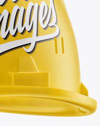 Download Matte Hard Hat Mockup Half Side View In Apparel Mockups On Yellow Images Object Mockups