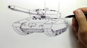 Gambar pemandangan cenderung memiliki tingkat gradasi yang unik, sehingga dibutuhkan kreatifitas lebih untuk membuatnya. Cara Menggambar Mobil Tank Perang Militer Youtube