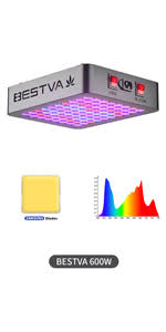 It's because you can get this true 600 watt version of hlg's 4 panel. Amazon Com Bestva Dc Series 600w Led Grow Light Full Spectrum Dual Chip Growing Lamp For Hydroponic Indoor Plants Veg And Flower Garden Outdoor