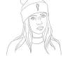 Billie eilish coloring pages by klusek1 on deviantart. 1