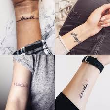 Resilience Meaningful Wrist Tattoos Single Word Tattoos Word Tattoos