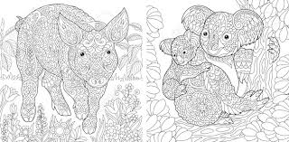 Many of the pigs look like a cartoon character with funny faces and cute smiles. Coloring Pages Coloring Book For Adults Cute Pig 2019 Chinese New Year Symbol Colouring Picture With Koala Bears Antistress Freehand Sketch Drawing With Doodle And Elements Royalty Free Cliparts Vectors And