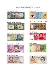 193 daftar nama mata uang negara di dunia secara lengkap. 10 Gambar Mata Uang Asing