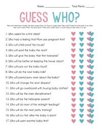 Guess Who Mommy Or Daddy Game Mom Or Dad Quiz Baby Shower Etsy Gender Reveal Party Games Reveal Party Games Baby Shower Gender Reveal