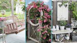 40 Gorgeous Shabby Chic Garden Decor Ideas Decor Renewal Shabby Chic Garden Shabby Chic Garden Decor Shabby Chic Decor Diy