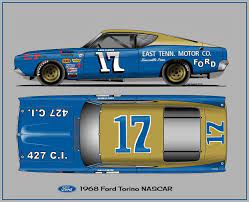 Ford Torino 1968 Nascar Ford Torino Ford Racing Race Cars