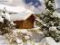 Log Cabin In The Snowy Mountains