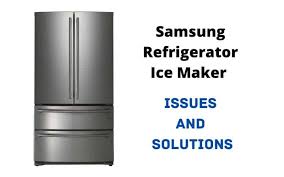 Went to install last night and it won't insert to be able to twist. Samsung Fridge Ice Maker Not Making Ice How To Fix It Service Bulletin