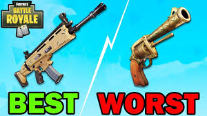 17.09.2018 · here's a brief list of the five worst guns in fortnite battle royale which you should avoid. Every Gun In Fortnite Ranked From Worst To Best Youtube