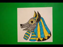 How to make a portrait of an egyptian god? Let S Draw The Egyptian God Anubis Youtube