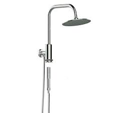 Pulse Showerspas 1 Spray 8 In Dual Shower Head And Handheld Shower Head With Waterfall In Chrome 1052 Ch Shower Systems Shower Heads Dual Shower Heads
