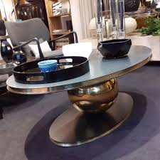 Inspirational interior design ideas for living room design, bedroom design, kitchen design and the entire home. Contemporary Italian Iron And Brass Coffee Table Or Center Table