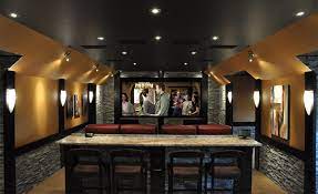 Once again, budget dictates your technology, as well as personal preference. 15 Interesting Media Rooms And Theaters With Bars Home Design Lover