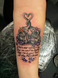 Cute Elephants Tattoo Dedicated To My Nana Tattoos For Daughters Cute Elephant Tattoo Mommy Tattoos