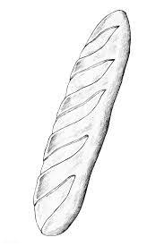 Download Premium Vector Of Hand Drawn Freshly Bake Baguette Vector 1203710 Food Drawing Baguette How To Draw Hands