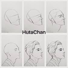Drawing Ideas Tutorial Drawing Draw Tutorial Anime Semirealistic Art Artwork Hair Boy Drawing Ideas Drawing Tutorial Sketches Tutorial Drawing Techniques