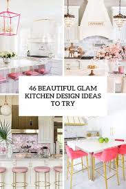 When it comes to decorating, a kitchen is different than any other room: 46 Beautiful Glam Kitchen Design Ideas To Try Digsdigs
