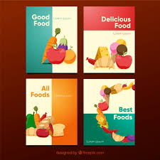 Best start foods is paid to help you buy healthy foods for you and your baby. Food Card Collection With Flat Design Nohat Free For Designer