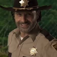 Andrew Lincoln as Sherrif Rick Grimes!