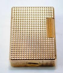 Vintage 1965 St Dupont Paris Goldplate Lighter 5k Value Dupont Lighter Vintage Checkerboard Pattern