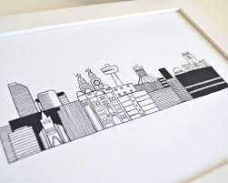 Black And White Liverpool Skyline Art Liverpool Skyline Print By Becka Griffin I D Love This In My House Particularly As The City Has Speci Liverpool Skyline Inside Out Project Project Life Cards