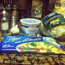 The Bargain Blonde Recipe Mock Mashed Potatoes Using Cauliflower Steam Recipes Mock Mashed Potatoes Mashed Cauliflower