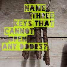You will need a 3d printer with filament and s. Three Keys Riddle