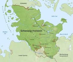 It occupies the s of the jutland peninsula and extends from the river elbe to the border with denmark 2. Schleswig Holstein Physical Map