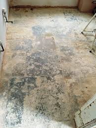 The amount and size of pores in a stone, referred to as porosity, affects its strength and stain. Cleaning And Restoring The Appearance Of An Old Flagstone Floor Tile Cleaners Tile Cleaning