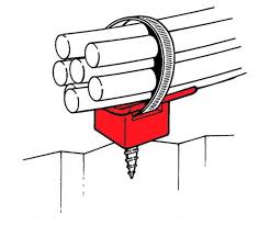 screw fix cable tie bases jet press