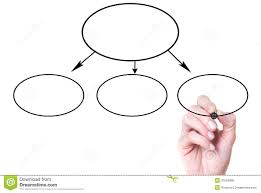 Hand Writing Process Flowchart Diagram Stock Photo 37524895