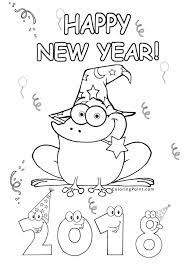 This time of year always feels extra crazy and busy to me. Printable New Year 2018 Coloring Pages