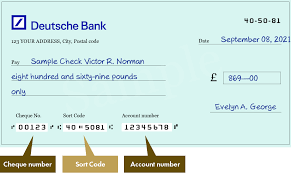 If the second character is 0, then it is typically a test bic as opposed to a bic used on the live network. Sort Code 405081 Of Deutsche Bank Ag In London